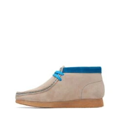 Clarks Wallabee Boot Older Sand Combi -Clarks 26168125 W 5
