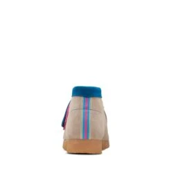 Clarks Wallabee Boot Older Sand Combi -Clarks 26168125 W 6