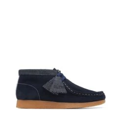 Clarks Wallabee Boot Older Navy Combination