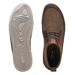 Clarks Gereld Mid Taupe Suede 15 Clarks Gereld Mid Taupe Suede -Clarks 26168166 W 7