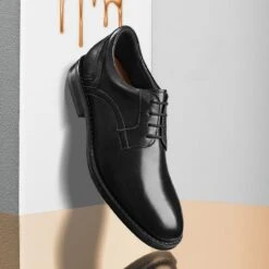 Clarks Un Hugh Lace Black Leather 13 Clarks Un Hugh Lace Black Leather -Clarks 26168322 W 11
