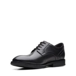 Clarks Un Hugh Lace Black Leather 16 Clarks Un Hugh Lace Black Leather -Clarks 26168322 W 4