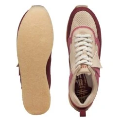 Clarks 8th St Lockhill Oxblood Combi -Clarks 26168526 W 7