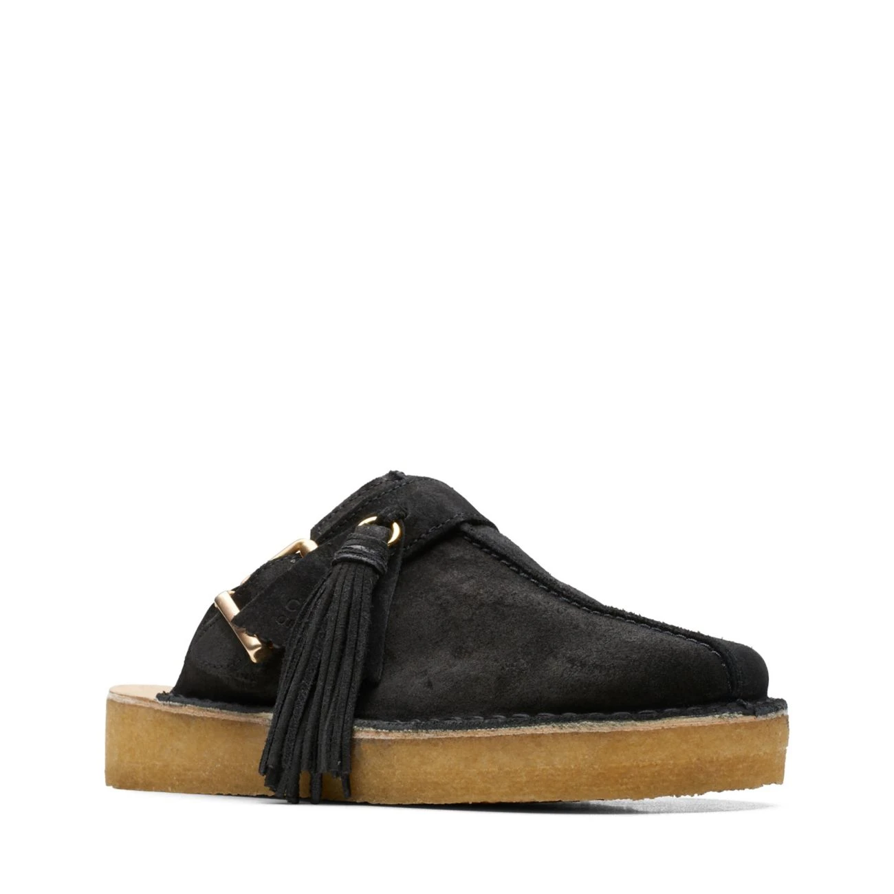Clarks Trek Mule Black Suede Warmlined 4 Clarks Trek Mule Black Suede Warmlined - Image 2