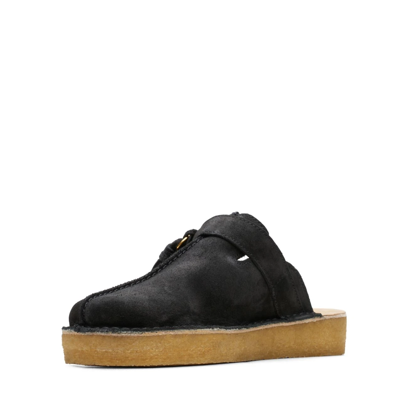 Clarks Trek Mule Black Suede Warmlined 6 Clarks Trek Mule Black Suede Warmlined - Image 4