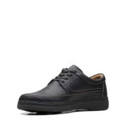 Clarks Nature 5 Lo Black Leather -Clarks 26168608 W 4