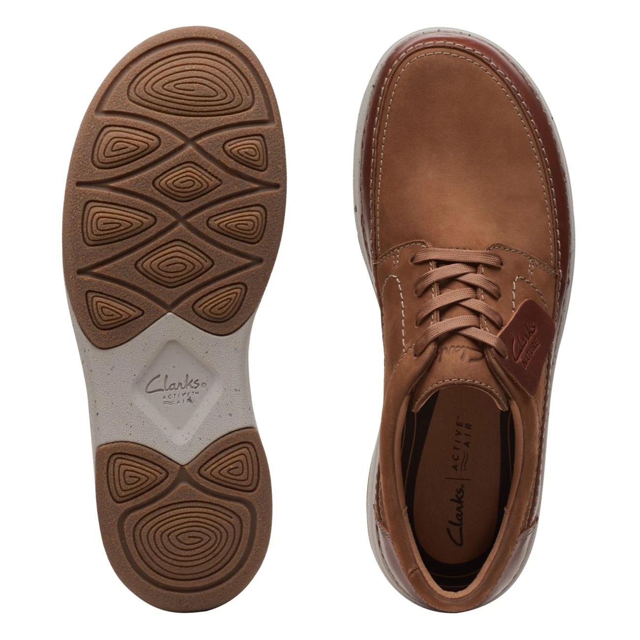 Clarks Nature 5 Lo Dark Tan Combination 9 Clarks Nature 5 Lo Dark Tan Combination - Image 7
