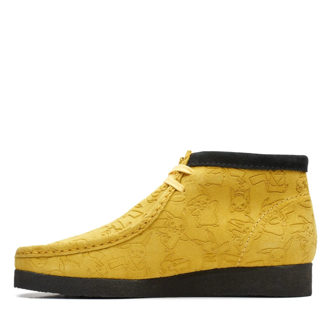 Clarks Wallabee Boot Yellow Embossed 7 Clarks Wallabee Boot Yellow Embossed - Image 5