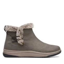 Clarks Breeze Fur Dark Olive