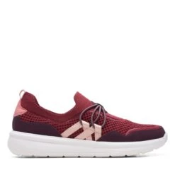 Clarks Ezera Run Burgundy Combi