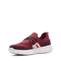 Clarks Ezera Run Burgundy Combi 12 Clarks Ezera Run Burgundy Combi -Clarks 26168911 W 4