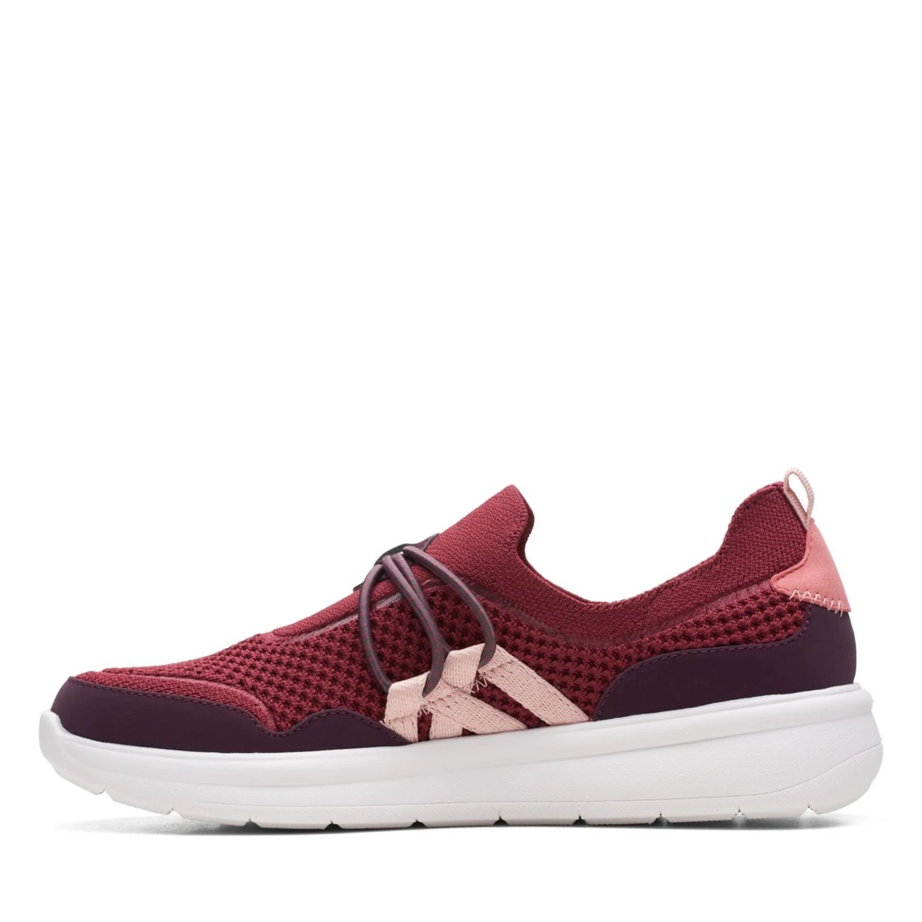 Clarks Ezera Run Burgundy Combi 7 Clarks Ezera Run Burgundy Combi - Image 5
