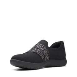 Clarks Adella Stride Black Knit 12 Clarks Adella Stride Black Knit -Clarks 26168962 W 4