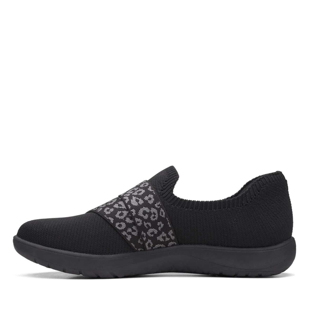 Clarks Adella Stride Black Knit 7 Clarks Adella Stride Black Knit - Image 5