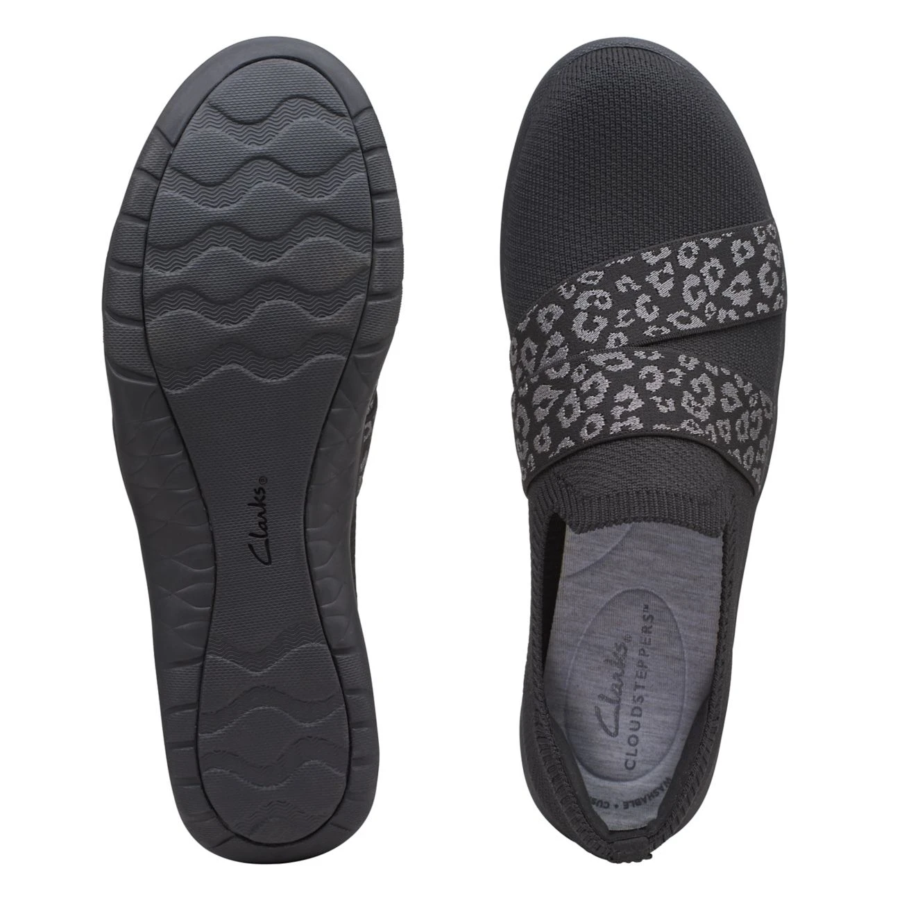 Clarks Adella Stride Black Knit 9 Clarks Adella Stride Black Knit - Image 7