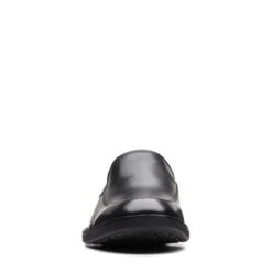 Clarks Un Hugh Step Black Leather -Clarks 26169021 W 3