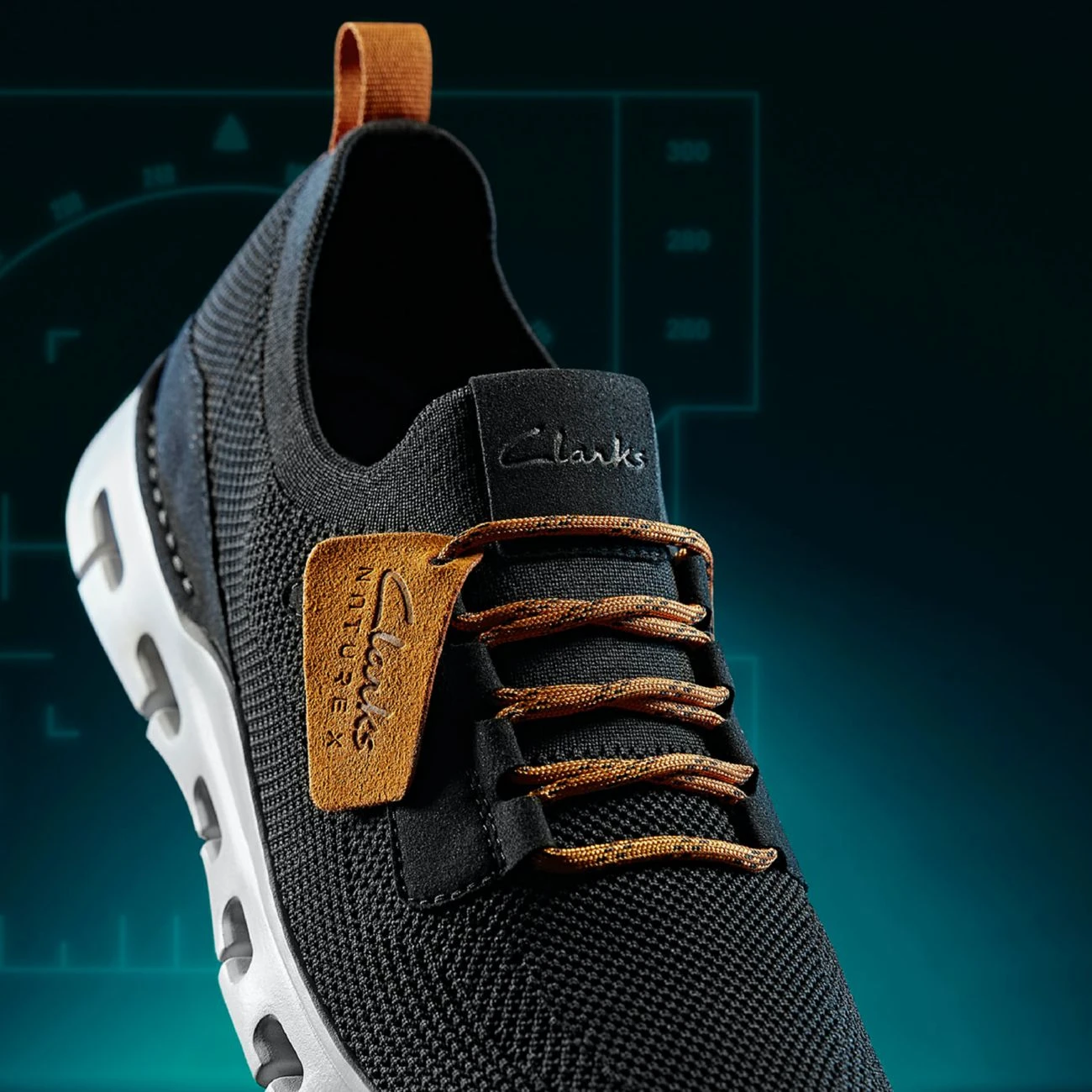 Clarks Nature X Lo Black Knit 6 Clarks Nature X Lo Black Knit - Image 4