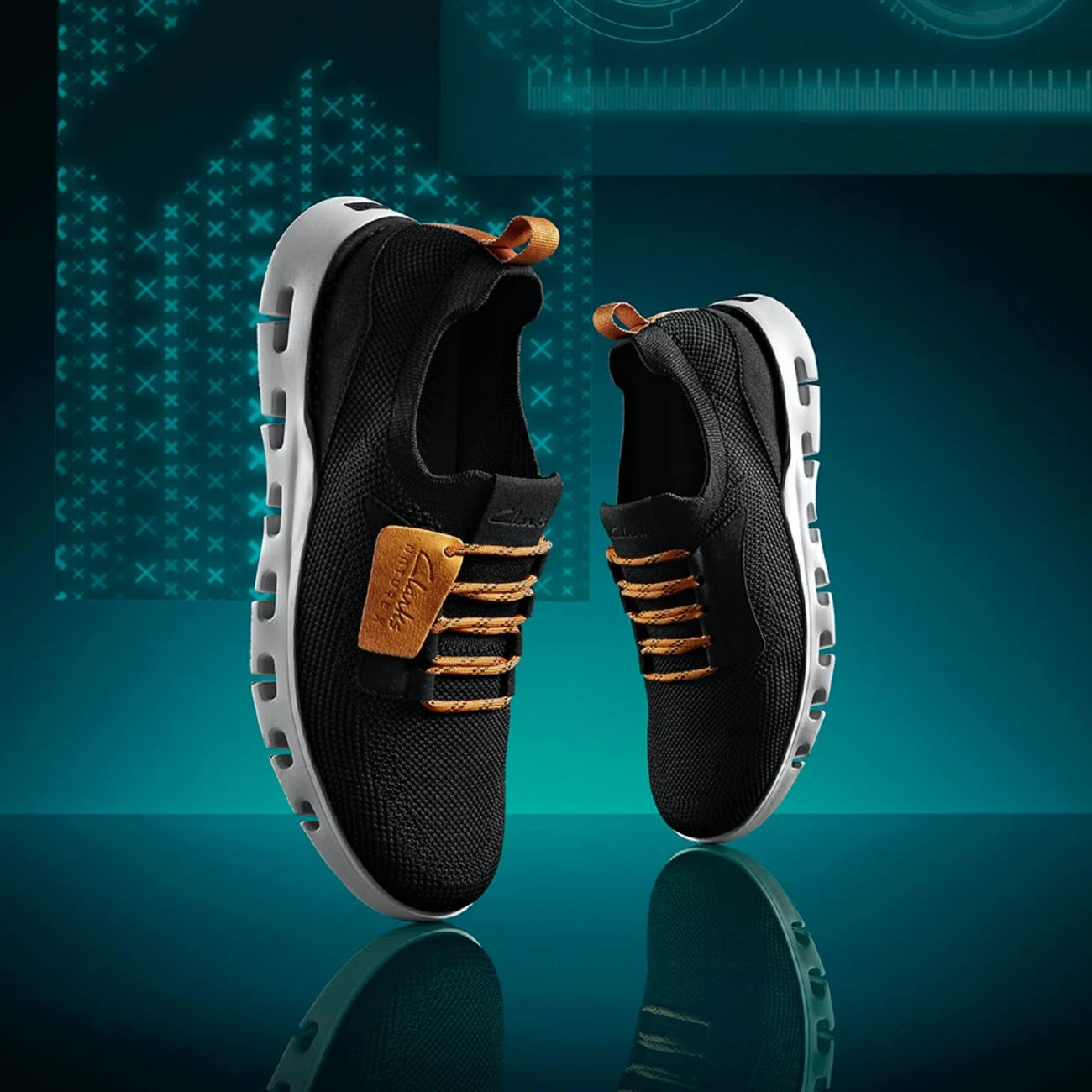 Clarks Nature X Lo Black Knit 9 Clarks Nature X Lo Black Knit - Image 7