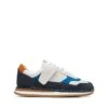 Clarks Craft Run Tor Kid Navy Combination 1 Clarks Craft Run Tor Kid Navy Combination -Clarks 26169327 W 1
