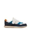 Clarks Craft Run Tor Older Navy Combination -Clarks 26169373 W 1