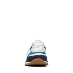 Clarks Craft Run Tor Older Navy Combination -Clarks 26169373 W 3