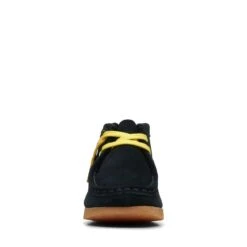 Clarks Wallabee Mist Older Black Print -Clarks 26169543 W 3