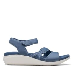 Clarks Glide Hi Shore Denim Blue