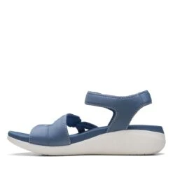 Clarks Glide Hi Shore Denim Blue -Clarks 26169742 W 5