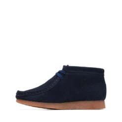 Clarks Wallabee Boot Older Navy Suede 12 Clarks Wallabee Boot Older Navy Suede -Clarks 26169790 W 5