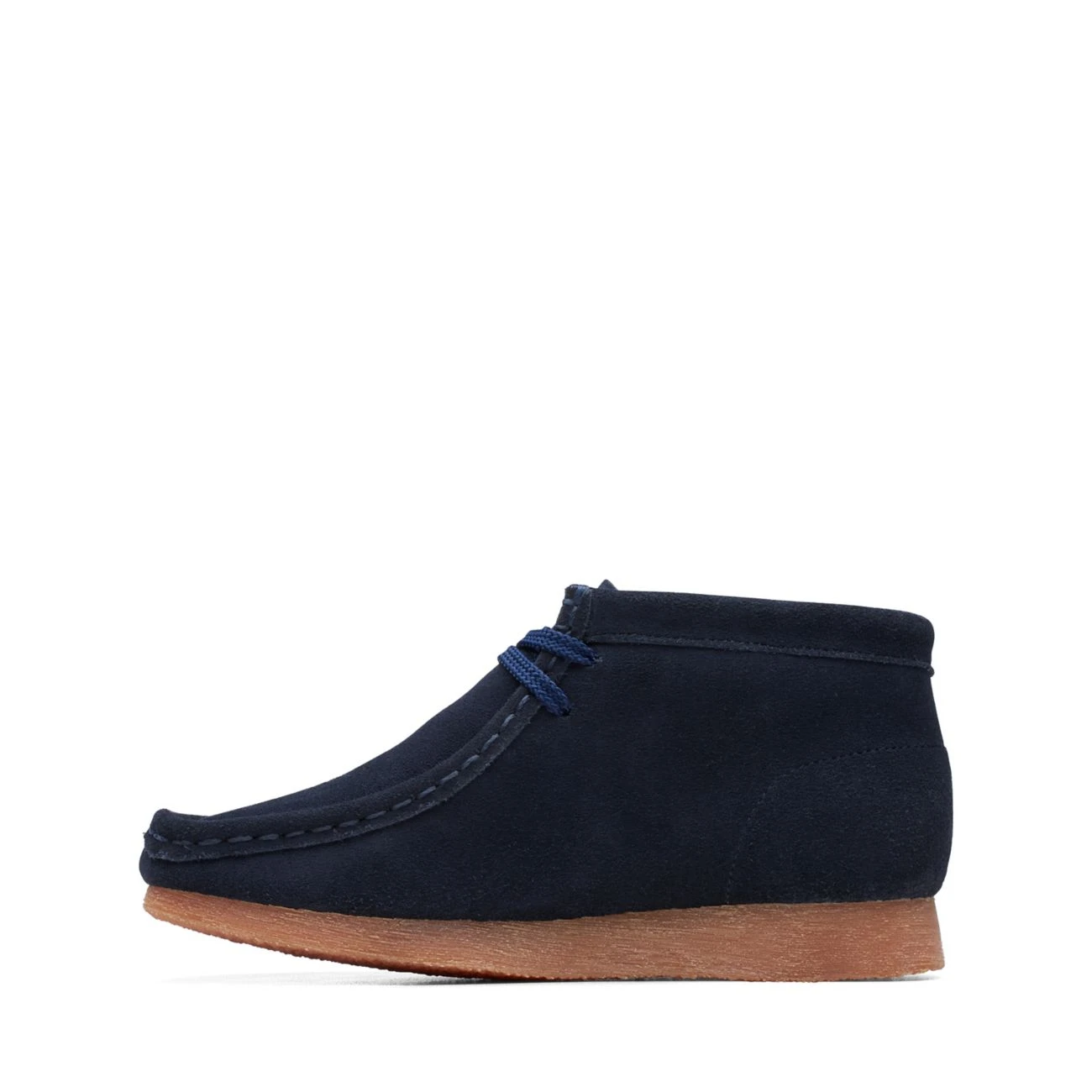 Clarks Wallabee Boot Older Navy Suede 6 Clarks Wallabee Boot Older Navy Suede - Image 5