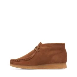Clarks Wallabee Boot Older Cola Suede -Clarks 26169804 W 5
