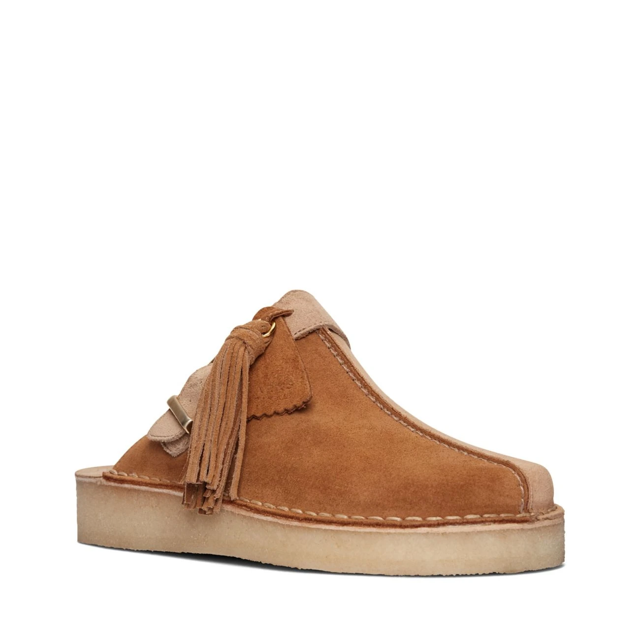 Clarks Trek Mule Light Tan Combi 4 Clarks Trek Mule Light Tan Combi - Image 2