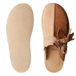 Clarks Trek Mule Light Tan Combi 15 Clarks Trek Mule Light Tan Combi -Clarks 26169975 W 7