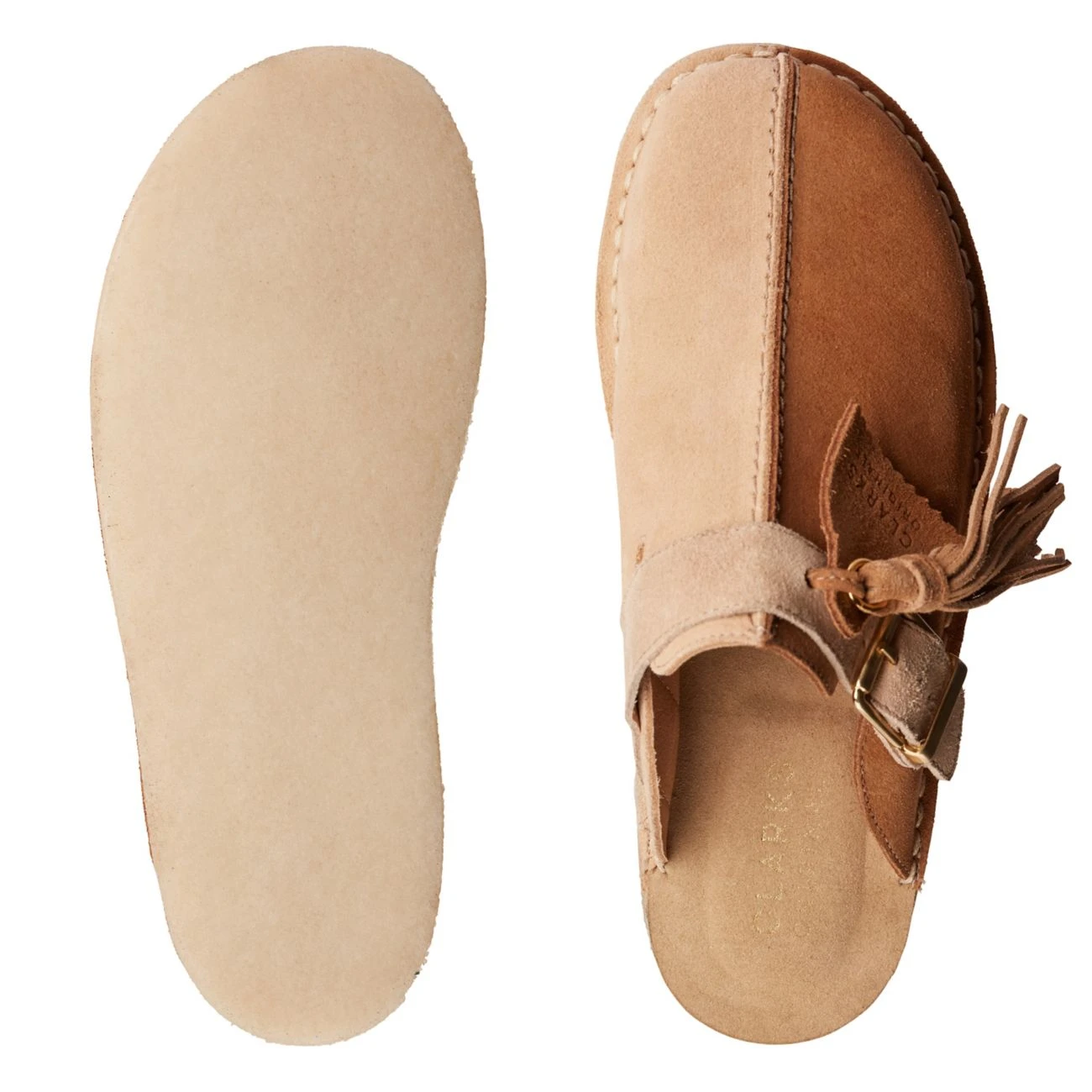 Clarks Trek Mule Light Tan Combi 9 Clarks Trek Mule Light Tan Combi - Image 7