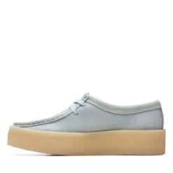 Clarks Wallabee Cup Blue Suede -Clarks 26170042 W 5