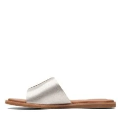 Clarks Karsea Mule Silver Metallic 13 Clarks Karsea Mule Silver Metallic -Clarks 26170054 W 5