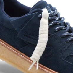 Clarks 8th St Sandford Dark Navy -Clarks 26170079 W 8