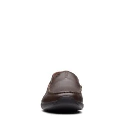 Clarks Gorwin Step Dark Brown Leather 11 Clarks Gorwin Step Dark Brown Leather -Clarks 26170080 W 3