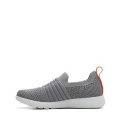 Clarks Ezera Walk Kid Grey Textile -Clarks 26170097 W 5