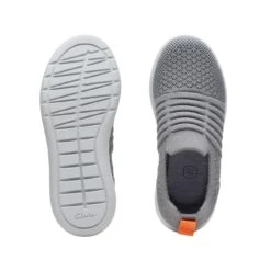 Clarks Ezera Walk Kid Grey Textile -Clarks 26170097 W 7