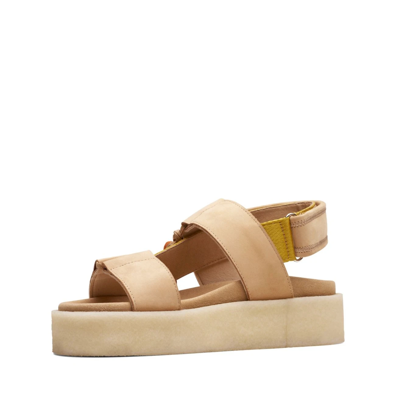 Clarks Crepe Sandal Sand Combi 6 Clarks Crepe Sandal Sand Combi - Image 4