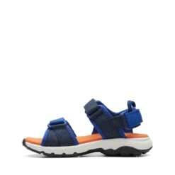 Clarks Expo Sea Kid Navy Combination -Clarks 26170231 W 5