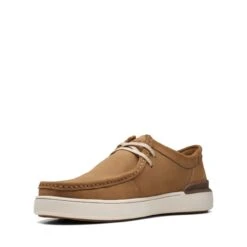 Clarks Court Lite Wally Dark Sand -Clarks 26170281 W 4