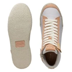 Clarks Craft Cup Rise Pale Peach -Clarks 26170460 W 7