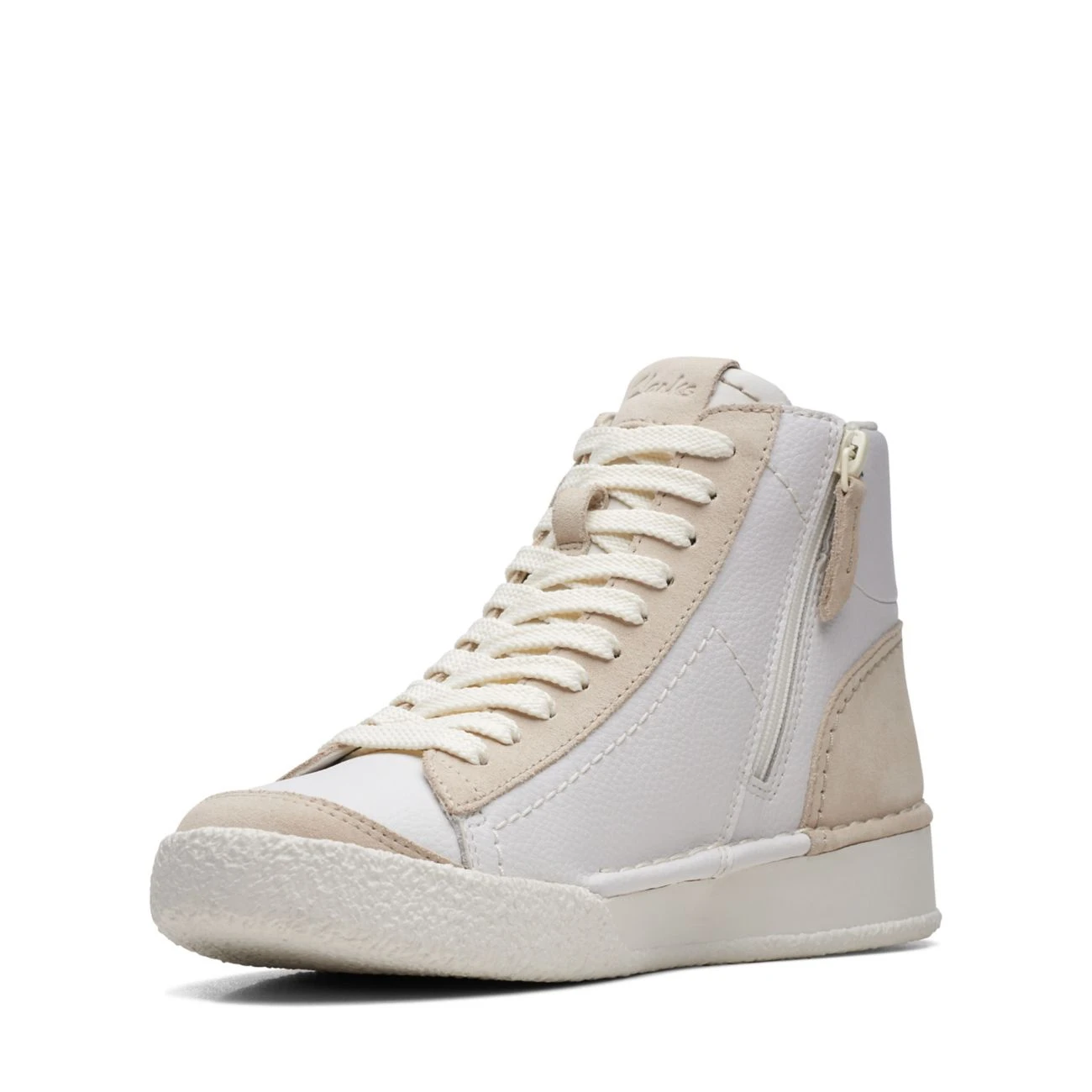 Clarks Craft Cup Rise Off White Combi 6 Clarks Craft Cup Rise Off White Combi - Image 4