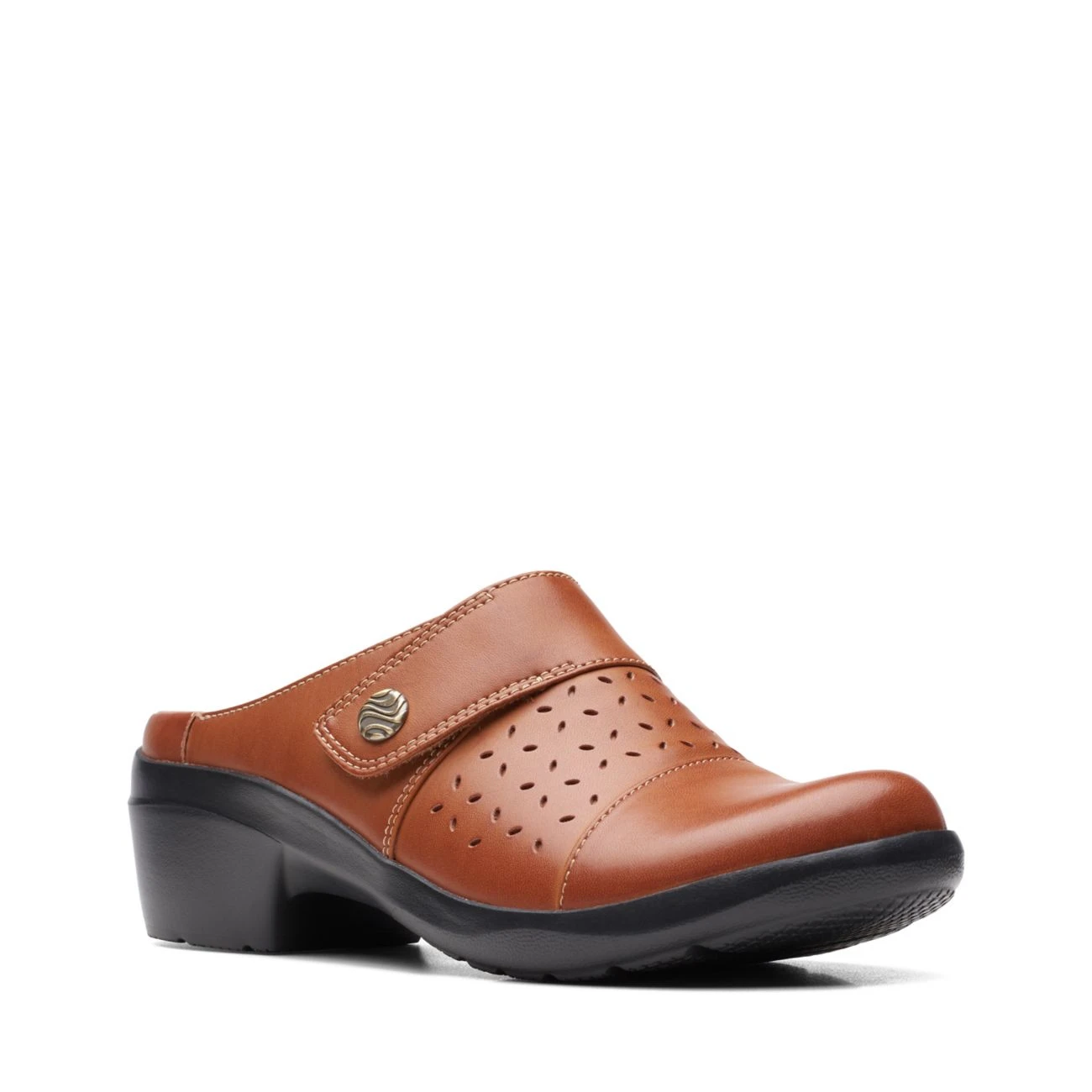 Clarks Angie Maye Dark Tan Leather 4 Clarks Angie Maye Dark Tan Leather - Image 2