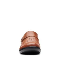 Clarks Angie Maye Dark Tan Leather 11 Clarks Angie Maye Dark Tan Leather -Clarks 26170515 W 3