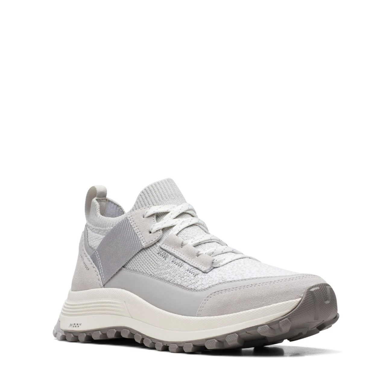 Clarks ATL Trek Knit Waterproof Light Grey Combination 4 Clarks ATL Trek Knit Waterproof Light Grey Combination - Image 2
