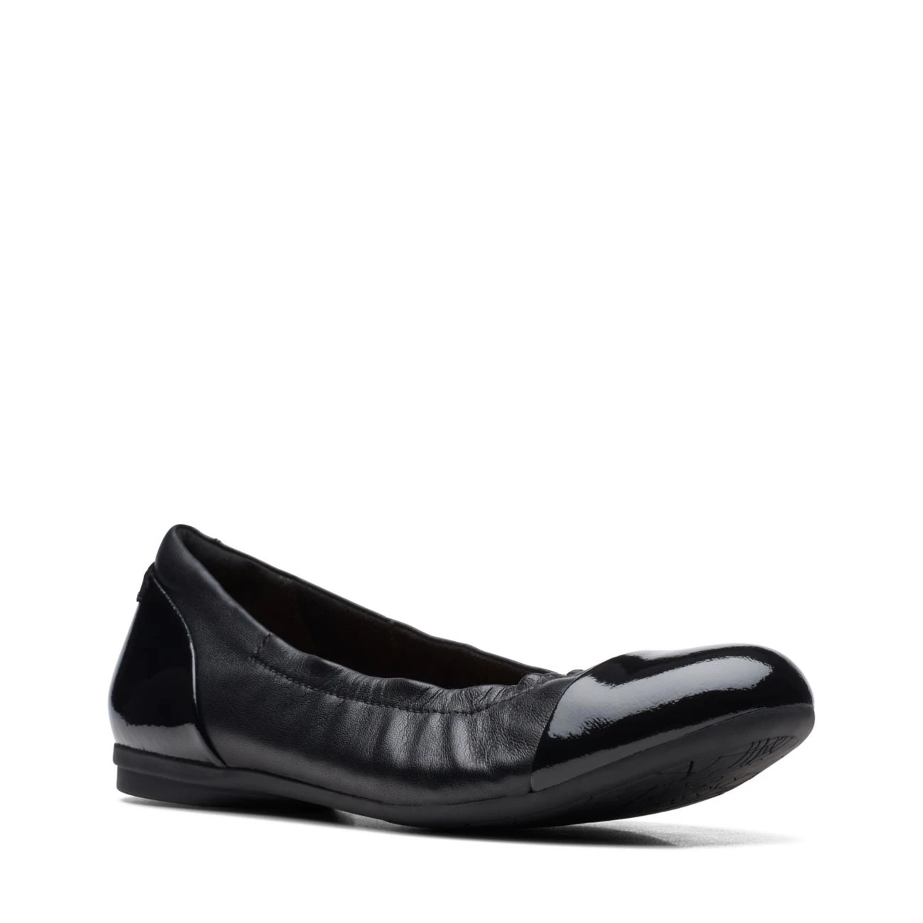 Clarks Rena Jazz Black Leather 3 Clarks Rena Jazz Black Leather - Image 2