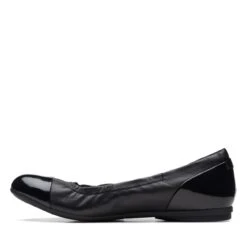 Clarks Rena Jazz Black Leather 12 Clarks Rena Jazz Black Leather -Clarks 26170592 W 5
